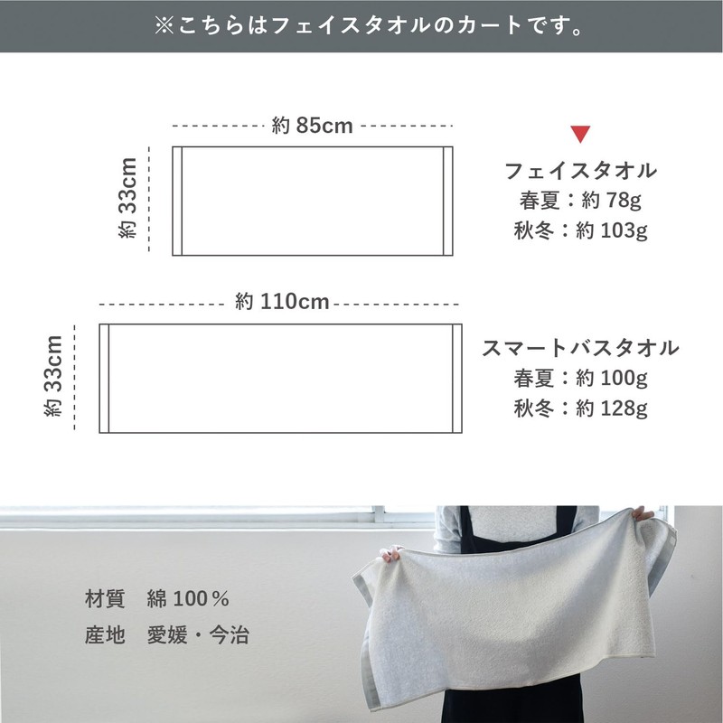 Trampalan Seasonal Towel, Imabari Towel, Certified, Set of 4, Oriori,