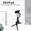 LED Video Fill Light Microphone Tripod Kit for Phone Camera