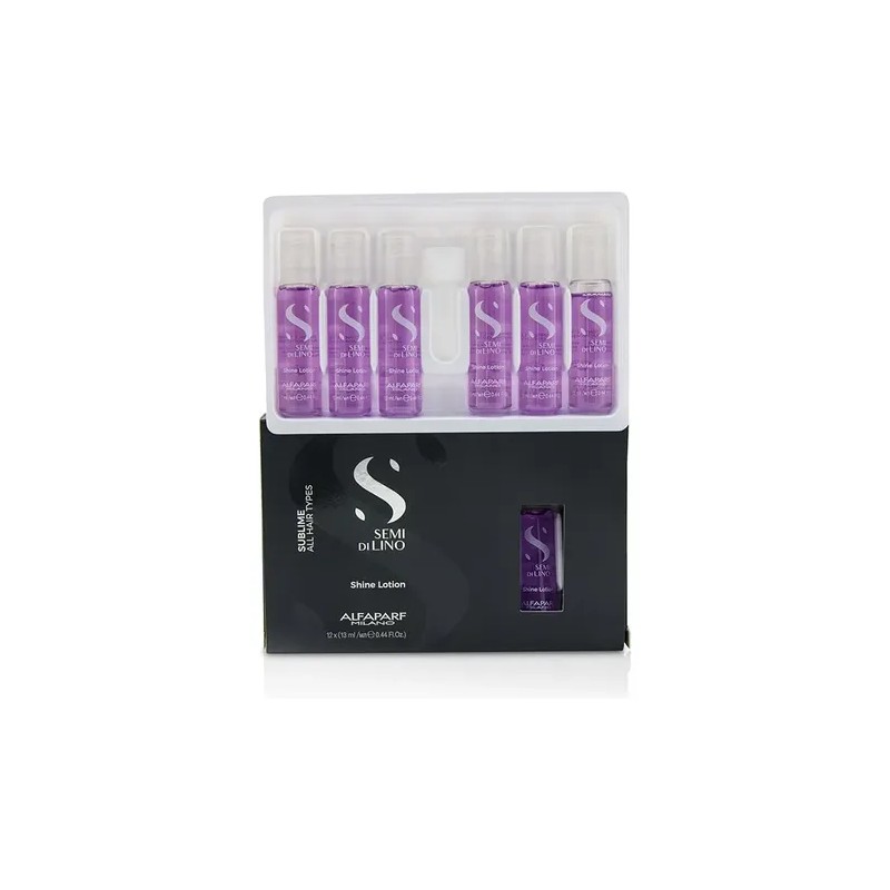 Ampollas Reconstrucción Capilar Shine Lotion Alfaparf 12x13
