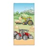 Klaus Herding GmbH Tractor Velour Towel, Multicoloured, 75 x 150