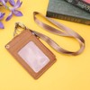 fatteryu Business Credit Card ID Badge Coin Purse Holder Neck