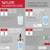 Taylor Termómetro Digital Compacto Impermeable, LCD Retroiluminado Ámbar, HOLD