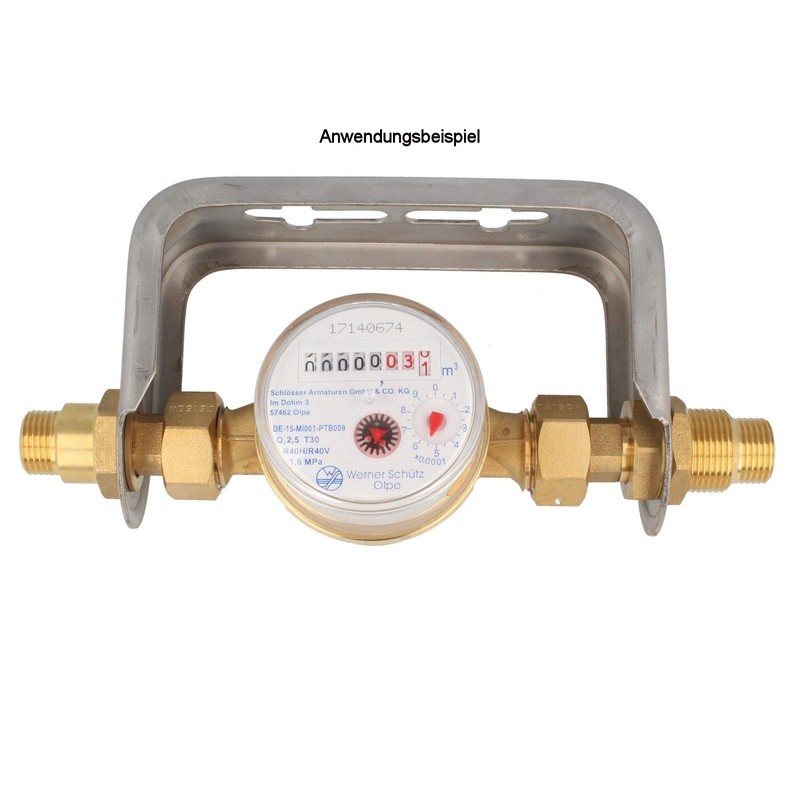 JS Water Meter Bracket for Single Jet Meter with Length