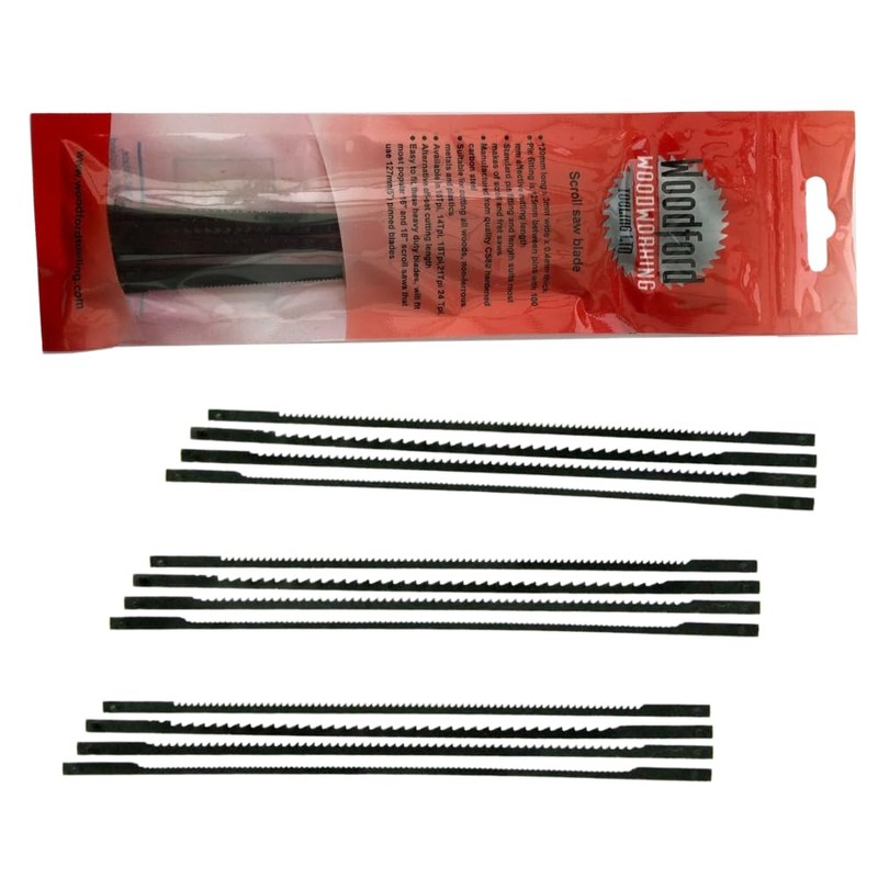 Xcalibur Tooling Scroll Saw Blades 10, 14, 21, 24 Teeth