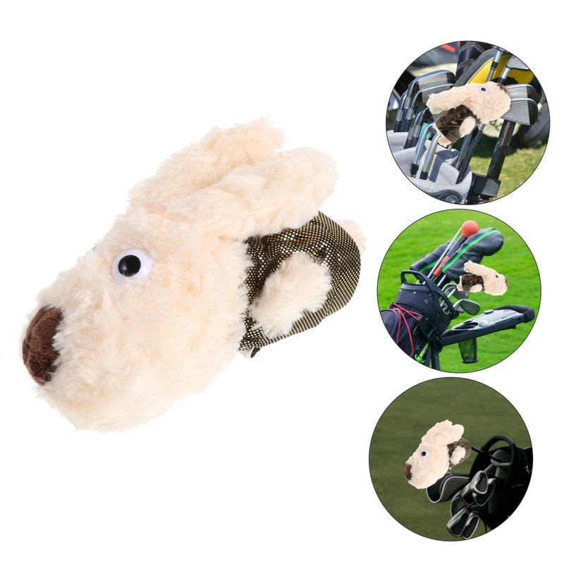 WHAMVOX Golf Driver Head Cover Adorable Dog Shape Club Head