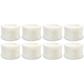 Nispira Wick Replacement Filter Compatible with Honeywell HAC-504 HAC-504AW. Fits HCM-350 Series, HEV355, HCM-315T, HCM-300T, HEV312, HCM-710, 8 Packs