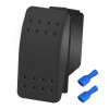 Daiertek Marine Rocker Switch 12V Waterproof Toggle Switch 12 Volt