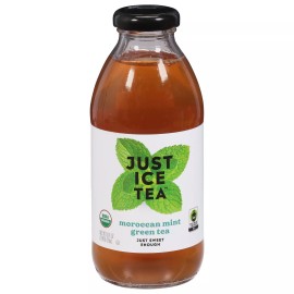 Just Ice Tea Tea Moroccan Mint Organic 16 FO (Pack Of 12)