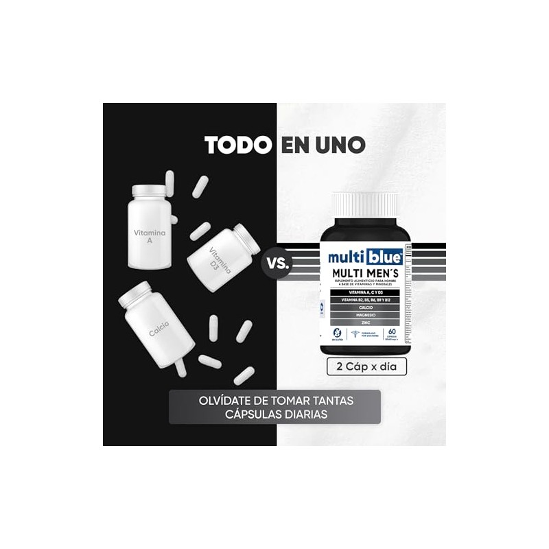 Vitaminas para Hombre Multi Men - 60 Cpsulas de 600mg