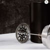 Stone & Clay Modern French Press - Black Stainless Steel