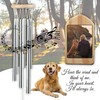BfiGift Custom Pet Wind Chime Memorial Remembrance Wind Chime Bereavement