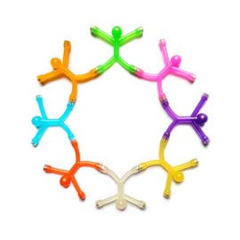 Knewmart 8pcs Mini Man Fridge Magnets Cute Rubber Magnet Men's Fridge Magnets Magnet for Children and Adults Office Fun Decoration