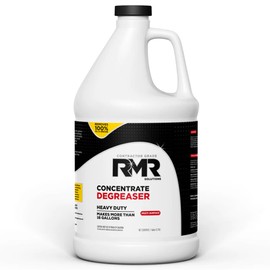 RMR Degreaser and Cleaner Concentrate - Advanced Indoor/Outdoor Formula for Heavy-Duty Commercial, Residential, Automotive, and Equipment Cleaning, 1 Gallon Makes Over 16 Gallons