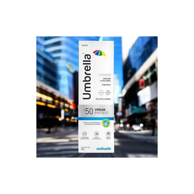 Umbrella Urban Spf50+protect Emulsion Ultra Ligera Toqueseco