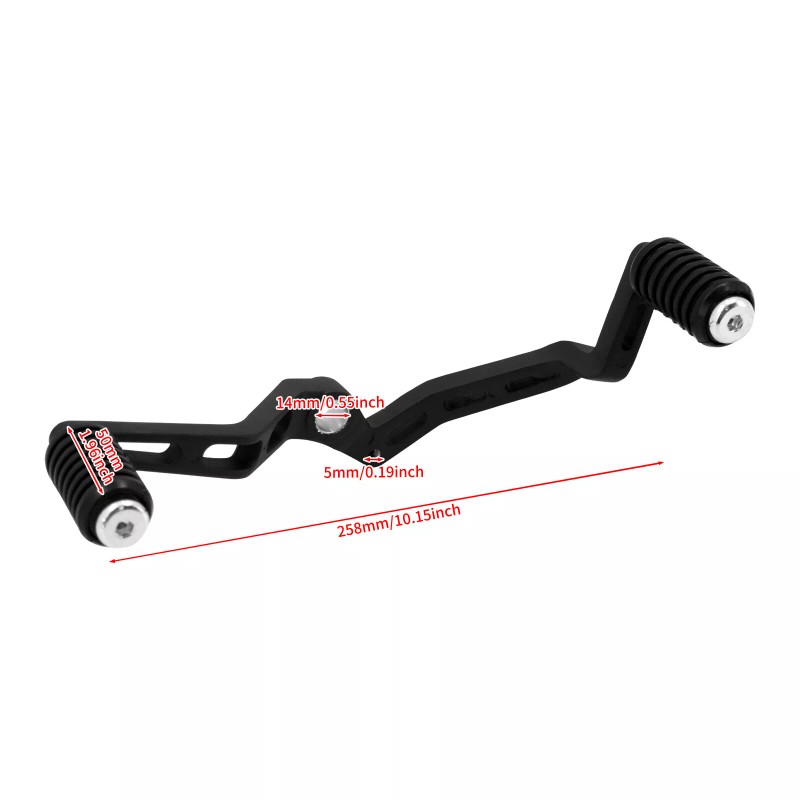 HDBUBALUS Heel Toe Gear Shift Lever Shifter Pegs For Harley