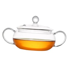 OKUMEYR Glass Saucepan with Lid Stovetop Glass Pots Clear Clear Saucepan Clear Glass with Lid Serving Baby With Cover Glass Surface High Borosilicate Glass