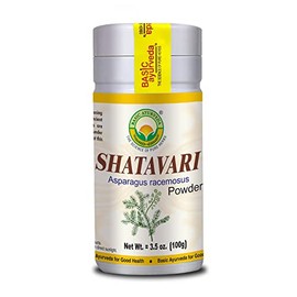 BASIC AYURVEDA Shatavari Powder | 3.53 Oz (100g) | Organic Asparagus Racemosus Root Powder | Natural Ayurvedic Herb for Women