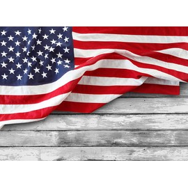 LYWYGG 7X5FT American Flag Backdrop 4th of July Backdrop USA Patriotic Independence Day Photography Background Veterans Memorial National Day Decoration Party Selfie Photo Booth Props CP-334