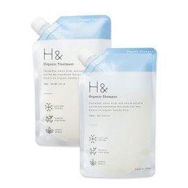 H & Ash and Shampoo Treatment, Beauty Salon Exclusive Amino Acid Shampoo [Damage Intensive Repair x Shampoo Treatment Set] (Refill Set)