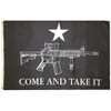 12x18 Black Come and Take it Tactical Machine Gun M4