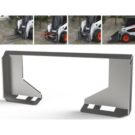 Sulythw Universal 5/16" Skid Steer Attachment Plate, Heavy Duty Skid Steer Quick Attach Mount Plate, Skid Steer Mounting Blank Plate Compatible with Kubota, Bobcat Tractors