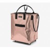 Hulken Large Rolling Tote Bag with Zip Top & Button