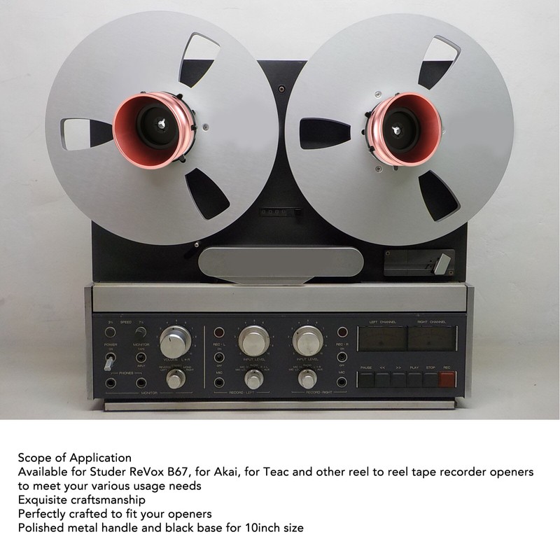 1/4 10 Inch Opener for Studer ReVox Polished Aluminium Cup