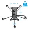 Frassie Office Gaming Chair Metal Base Replacement with Bottom Plate