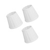 3PCS Cloth Lampshade E14 Clip On Fabric Lamp Cover for