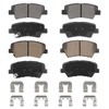 Front Ceramic & Rear Semi-Metallic Brake Pads Set for Hyundai