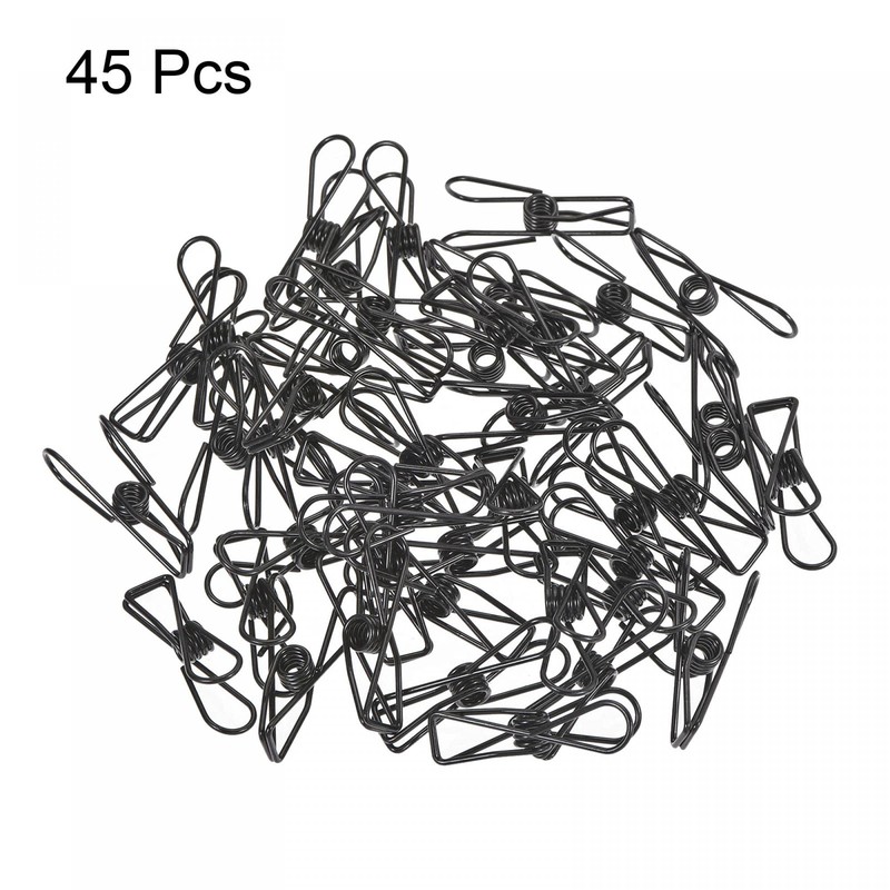 sourcing map Small Metal Wire Clamp, 1 Inch, Multi-Purpose Pocket
