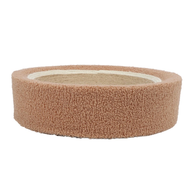 Round Cat Scratcher Ergonomic Cat Scratching Lounge Bed Sisal Cat