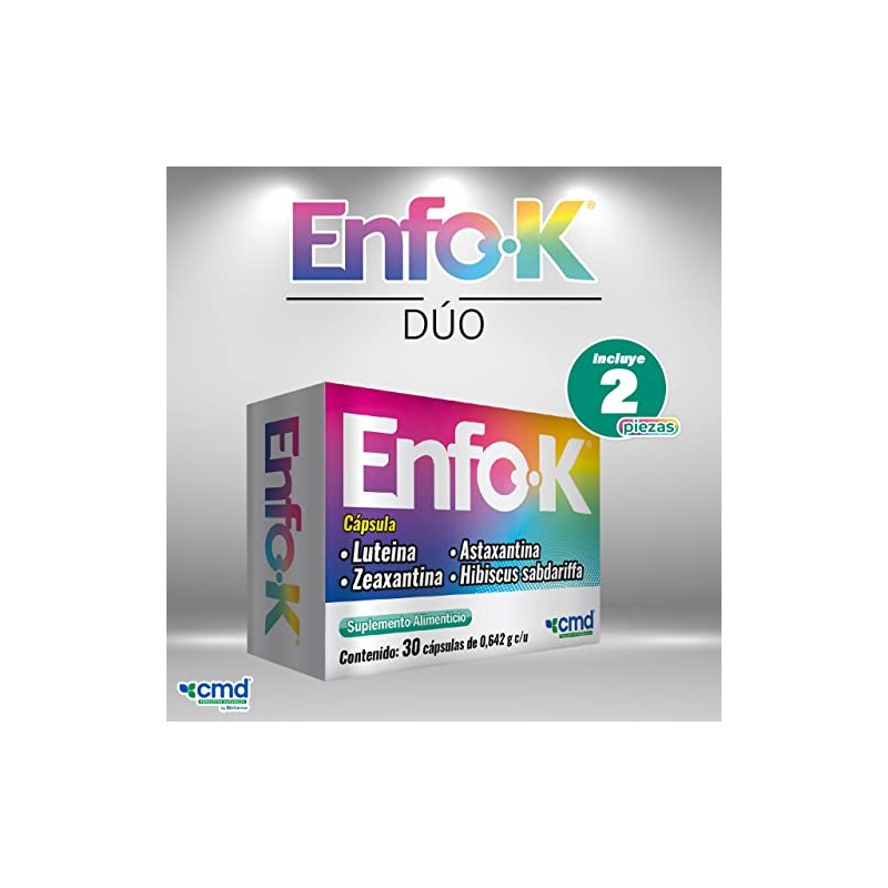 CMD - ENFO-K - Luteina, Zeaxantina, Astaxantina e Hibiscus sabdariffa-