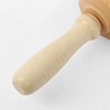 Wooden acupressure roller massage stick
