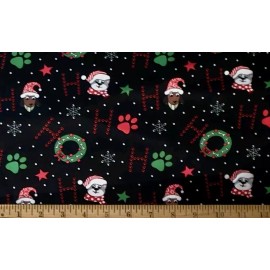 Freckle + Lollie -  Yule Cool Merry Woofmass Quilting And Crafting Cotton Fabric