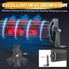 20 Inch Amber LED Light Bar, Niking Auto 150W Quad