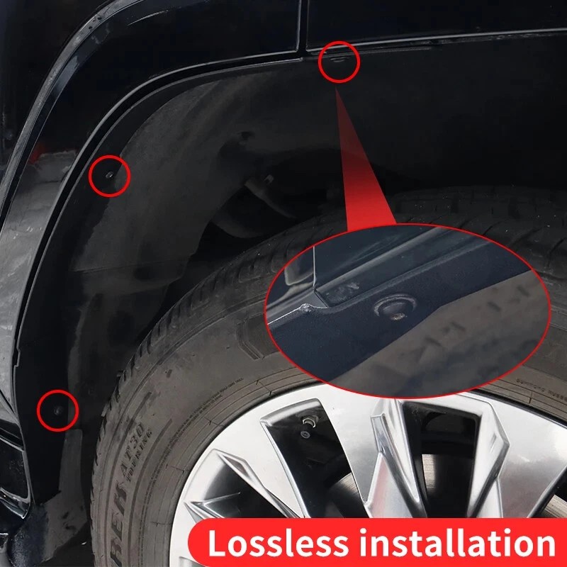 Lallker For 2022-2025 Lexus LX600 LX500d Exterior Upgraded Accessories rear