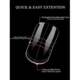 300 Pcs 15 Sizes Polygel Toenail Forms for Extention Full Cover Toes Dual Forms for Polygel Acrylic Poly Gel Nail Forms Reusable Toe Nail Tips Mold