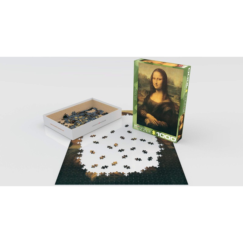EuroGraphics -Da Vinci Mona Lisa - Rompecabezas 1000 Piezas, 6000-1203