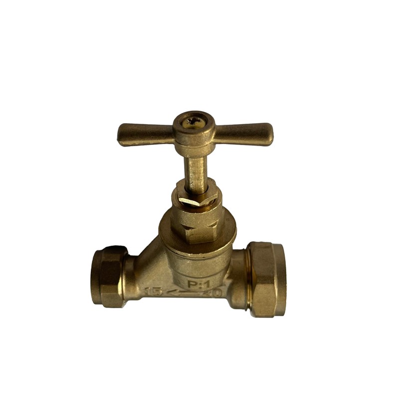 Premium 20mm MDPE X 15mm Copper Stopcock - BS1010 &