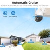 AOSU 2K Outdoor Security Camera with 360° Pan-Tilt, WiFi Camera