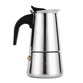 Kaffeemaschine 100 ml / 200 ml / 300 ml / 450 ml Edelstahl Moka-Kanne Espresso Kaffeemaschine Herd Home Office Kochfeld Espresso Moka-Kannen(100ml)