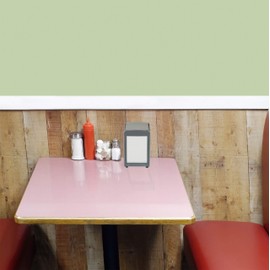 1 x Napkin Dispenser Retro Metal Small Gastro Napkin Holder for Ice Cream Parlor, Café, Bistro, HBT: 15 x 9.5 x 11, Silver