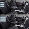 for RAM 2009-2018 Center Console Cover Anti-Scratch Waterproof Leather Armrest