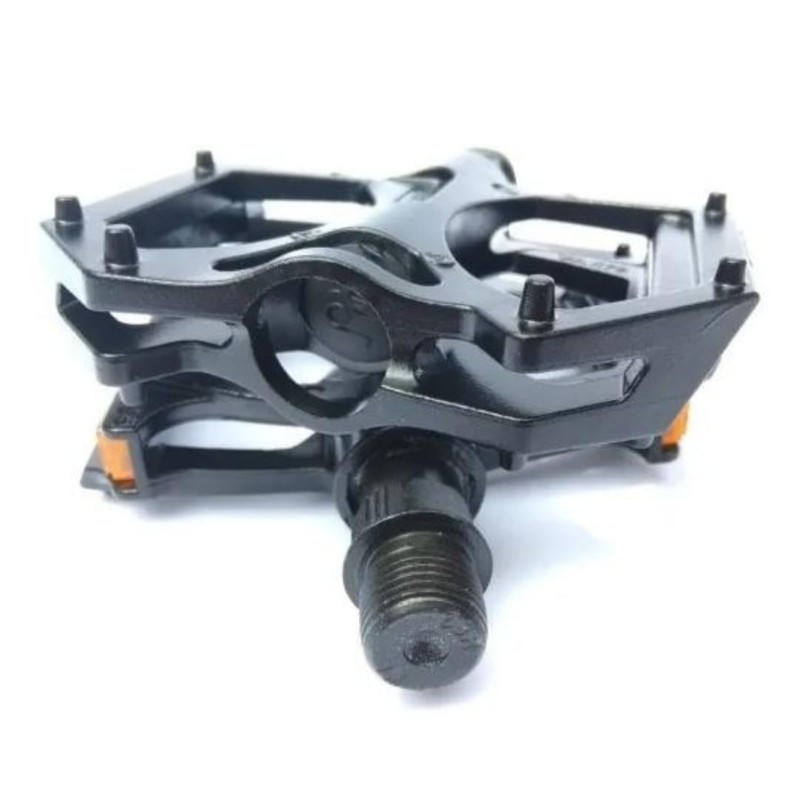 ANDINUS Aluminium MTB Pedals, Steel Axle 9/16", Sturdy and Lightweight