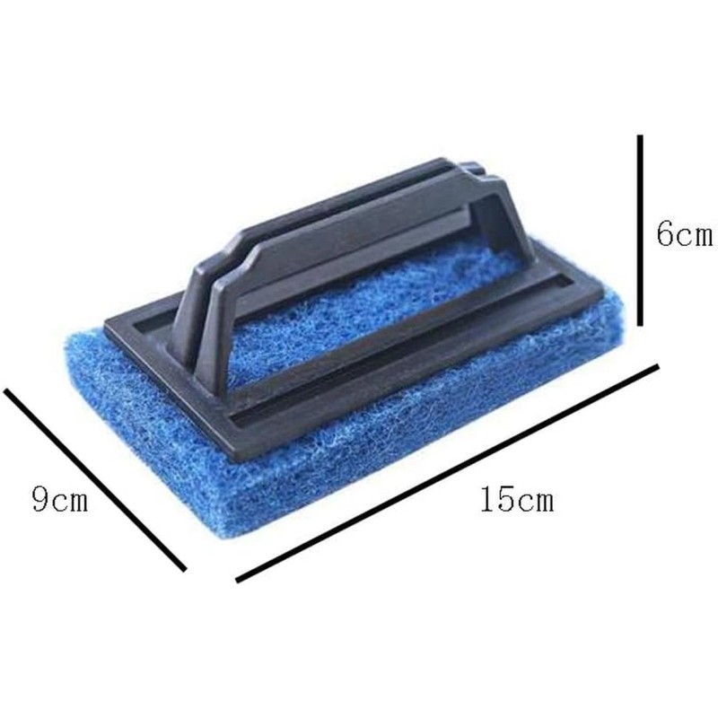 lasenersm 2-Pack Fish Tank Scrubber Brush, Algae Scraper for Aquariums