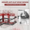Youvip Adhesive Corner Shower Caddy with Soap Holder - Rustproof,