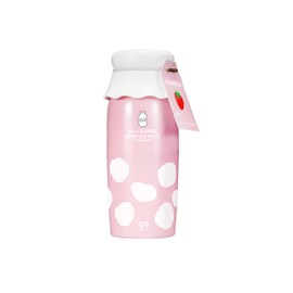 GR G9 Skin Milk Bubble Essence Pack, Strawberry, 1.6 fl oz (50 ml), STRAWBERRY Beauty Serum Pack