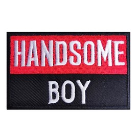 2x3 Inch Handsome Boy Patch - Embroidery Iron On Sew on Patch Badge for Hats, Bags, Clothes, Jacket, Jeans, Backpacks and DIY Accessories