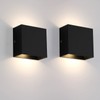 FUPE 2 Pieces Aplique Pared Interior, Aplique LED de Pared